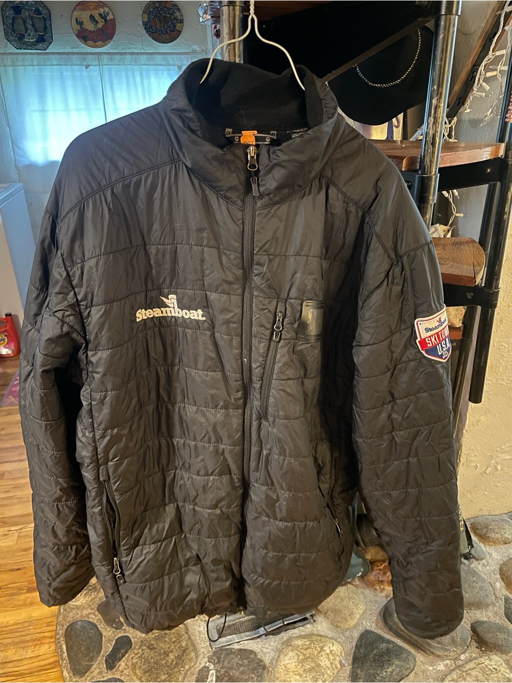Men's Black Quilted puffer Jacket